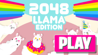 Play 2048 : Llama Edition