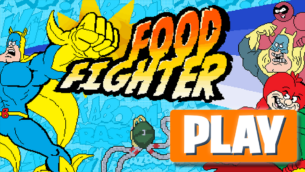Play Bananaman Food Fighter