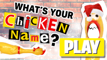 Find out your rubber chicken name